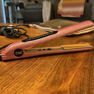 CHI Pink Glitter Flat Iron